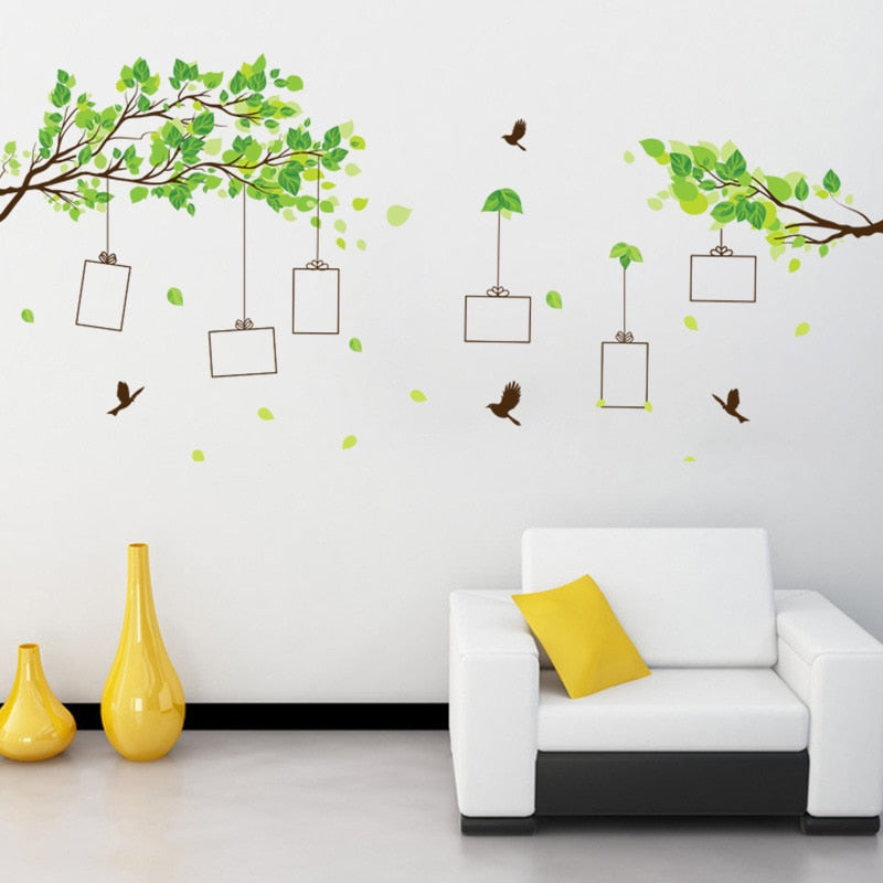 Forest of memories tree Photo Frame Wall Stickers