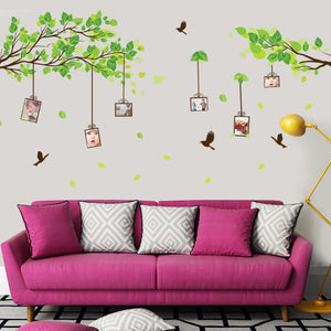 Forest of memories tree Photo Frame Wall Stickers